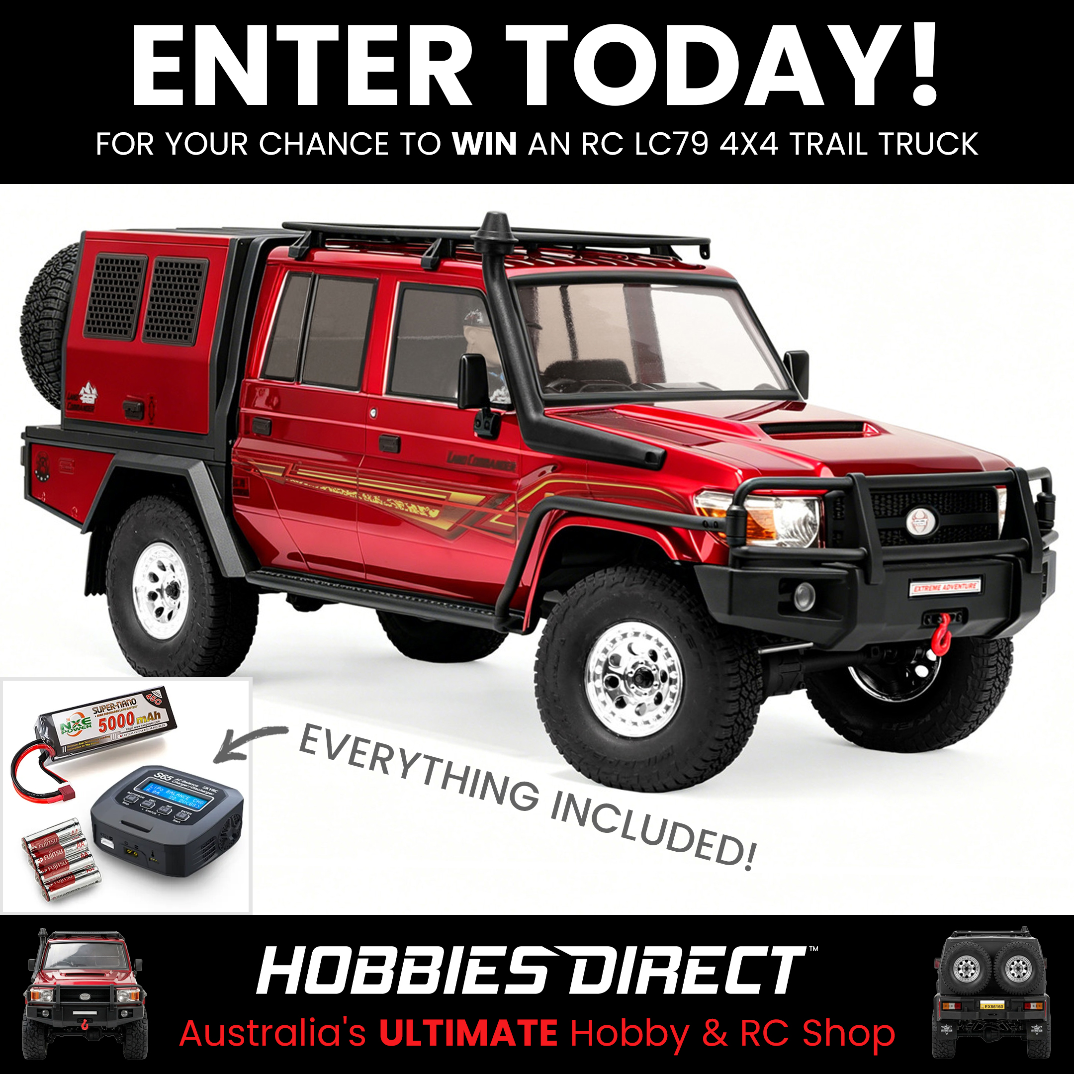 WIN An RC LC79 4X4 Trail Truck